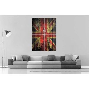AFFICHE - POSTER KEEP CALM AND CARRY ON ENGLAND COOL HOME DECO Wall