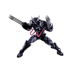 FIGURINE - PERSONNAGE Figurine Tech-On Avengers - BANDAI - S.H. Figuarts Venom Symbiote Wolverine 16 cm - Marvel - Mixte