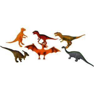 FIGURINE - PERSONNAGE Figurines d'animaux préhistoriques - 6 dinosaures