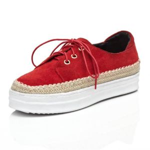 espadrille plateforme lacet