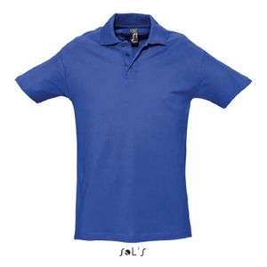 POLO DE SPORT Polo homme bleu - Spring II - manches courtes - XL
