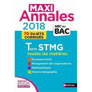 Annales Bac Stmg 2020 Achat Vente Pas Cher