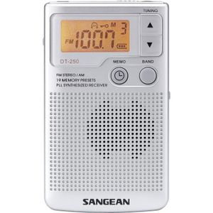 RADIO CD CASSETTE Radio Sangean DT250S Radio Transistor AM/FMNumériq