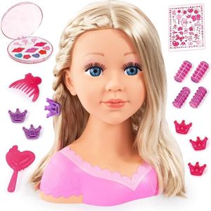 Barbie tête pour coiffer les cheveux arc-en-ciel Deluxe avec 27 accessoires  - Cdiscount Jeux - Jouets