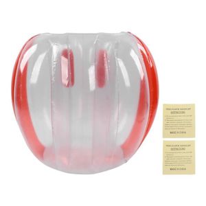 1x Ballon de plage jouet gonflable rouge / blanc 28 cm - Ballons