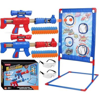 Jeu Adresse Enfants Pistolets à Pompe à Air - Jeu De Tir Mobile - Jouet Interactif Pour Enfants Jeu Extérieur