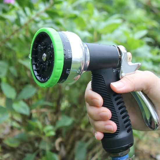 Pistolet D'arrosage Avec 9 Modes – Pulvérisateur Jardin Multifonction, Poignée Ergonomique, Pour Lavage Voiture, Plantes, Animaux