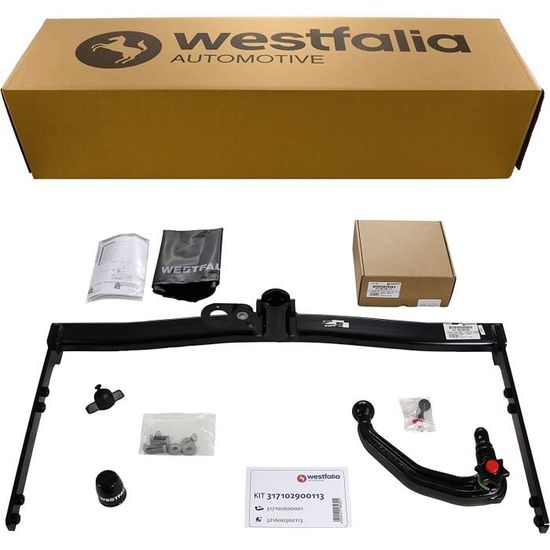 Attelage Westfalia Pour Audi A4 - RDSO Avec Faisceau 13 Broches Spécifique (Désactive Ouverture Coffre Auto)