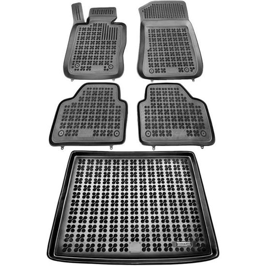 Tapis De Sol Caoutchouc Jeep Grand Cherokee IV 2010-2021 - 3D Antidérapant - Coffre Inclus