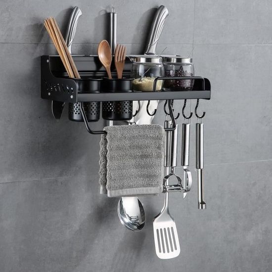 Mutool Support Mural Pour Casseroles Et Poêles, 70 Cm, étagère à