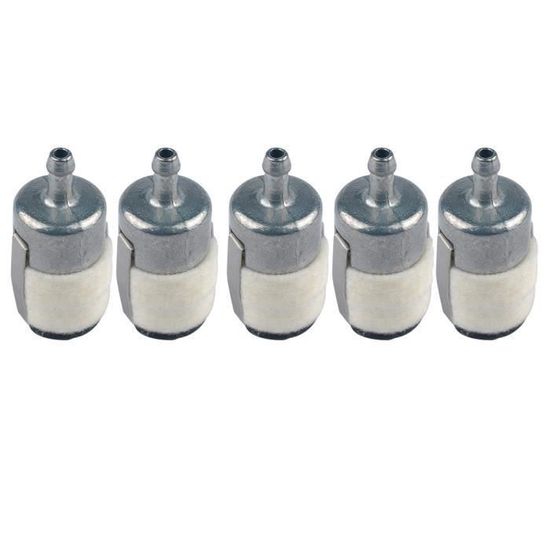 Lot De 5 Filtres à Essence Magnétiques Universels 6mm - Pour Scooter, Moto, Quad, Kart - Longueur 53mm