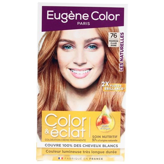 Eugene Color Coloration N76 Marron Claire Dore Cdiscount Au Quotidien