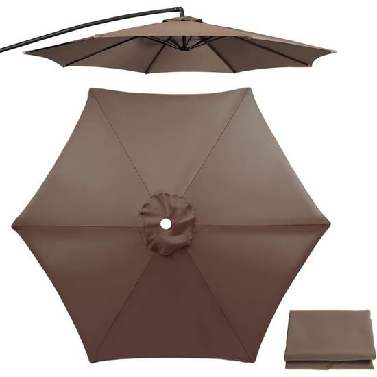 Toile De Rechange Pour Parasol Avec Air Vent , Housse De Rechange