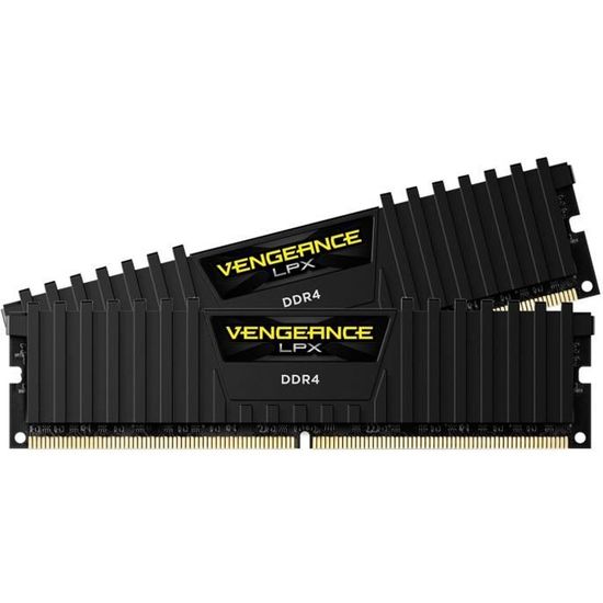 CORSAIR Mémoire PC DDR4 - Vengeance LPX 16 Go (2 x 8 Go) - 2133 MHz - CAS 13 (CMK16GX4M2A2133C13)