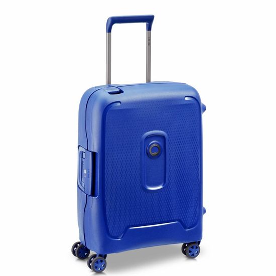 Valigia Cabina DELSEY PARIS MONCEY, Rigida 55x35x25 Cm 38L In Polipropilene Riciclato, Colore Viola