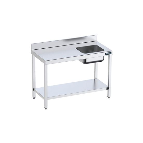 Table de chef série 700 en inox - MCCD70-200D - CODIGEL main image 1