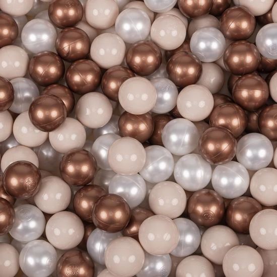 50 Balles Plastique ∅7cm KiddyMoon - Pour Piscine à Balles Bébé - Fabriqué En UE - Sans BPA