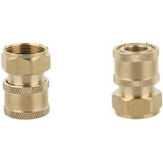 Lot d'adaptateurs de tuyau pour laveuse haute pression M22 à 3/8 raccord rapide pour tuyau de
