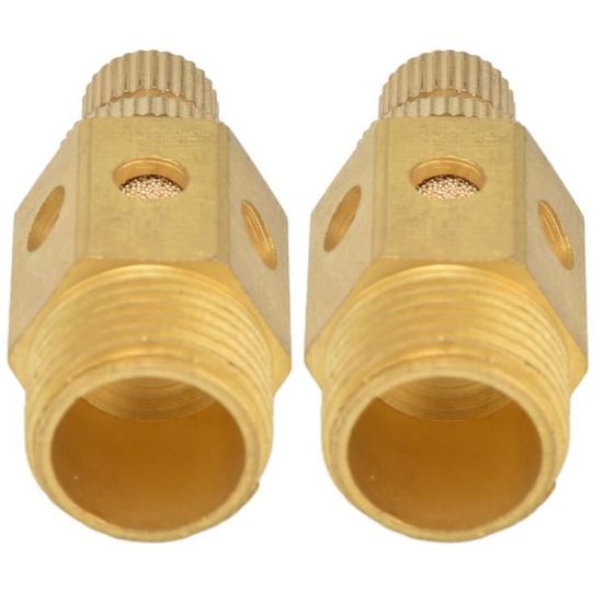 5 Pièces Silencieux Échappement Pneumatique Bronze Fritté 1/2 PT Filetage