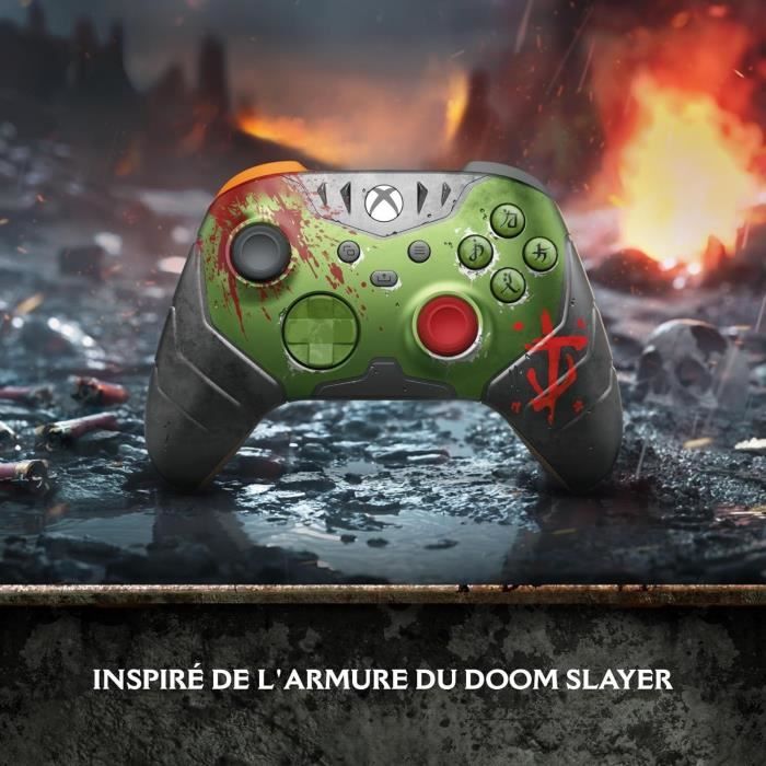 Manette de jeu - Xbox - Sans fil - DOOM : The Dark Ages - Edition Limitée
