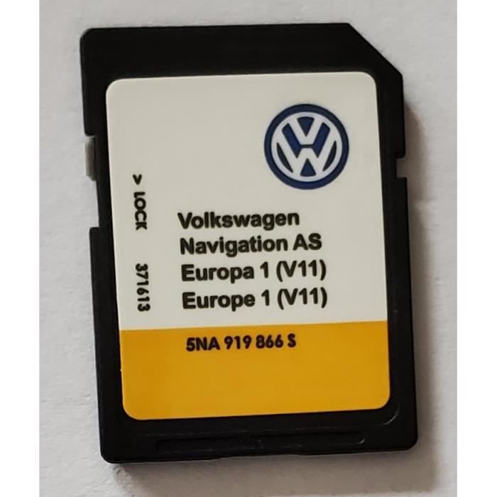 Carte SD Europe - Navigation AS - Volkswagen VW Discover Media 2 MIB2 - v11 - 5NA919866