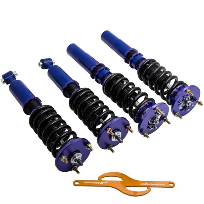 Kit de Combinés Filetés pour BMW E39 1996-2003 Suspension Coilover + Top Mount