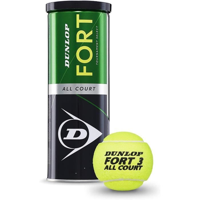 BALLE DE TENNIS DUNLOP Fort All Court TS Lot de 3 balles de Tennis160