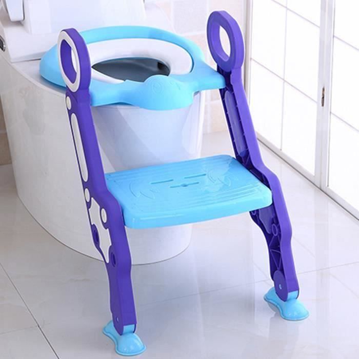 Réducteur de WC Pot éducatif pour enfants Bébé Échelle antidéparant