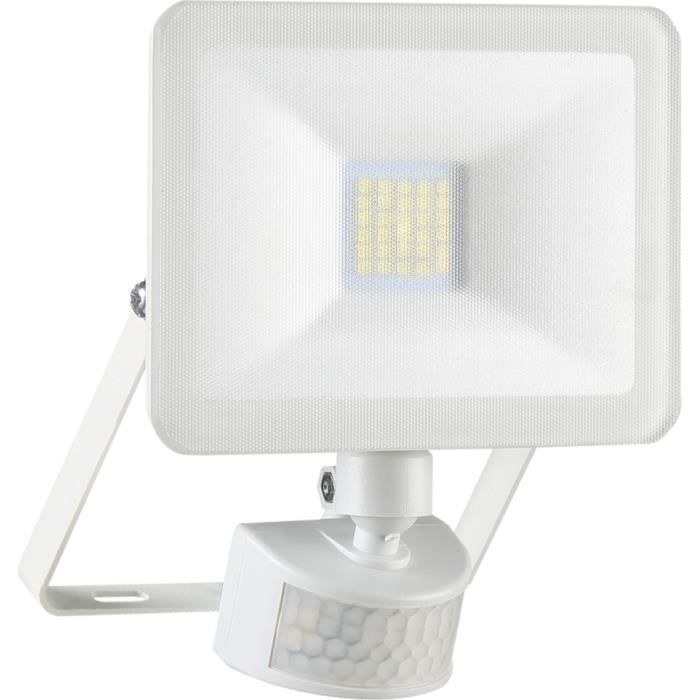 ELRO LF60 Design Lampe d'extérieur LED avec Détecteur de Mouvement - 10W - 800LM - Étanche IP54 - Blanc