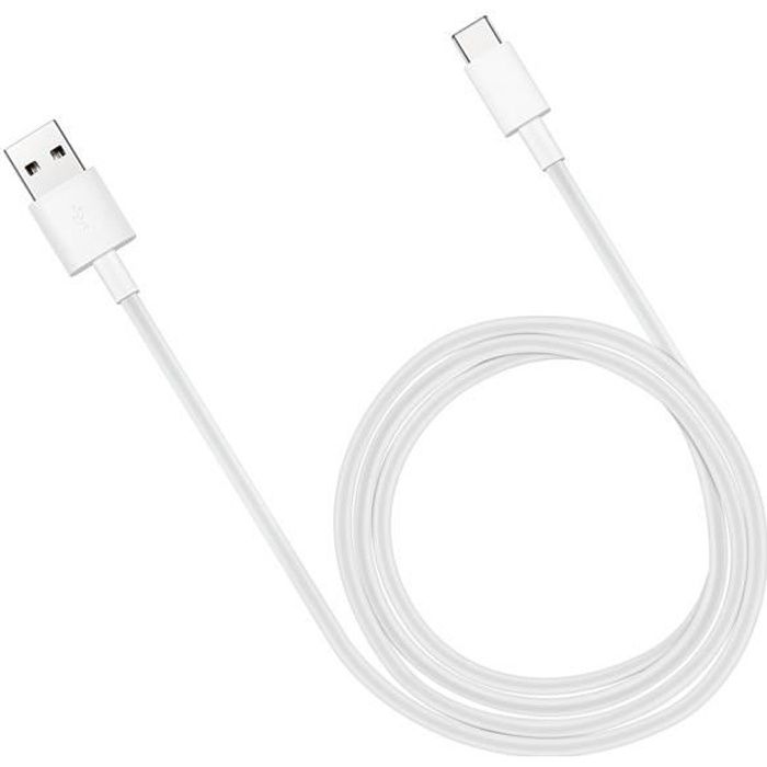 Câble USB vers USB type C Original Huawei AP71 Blanc charge et synchro