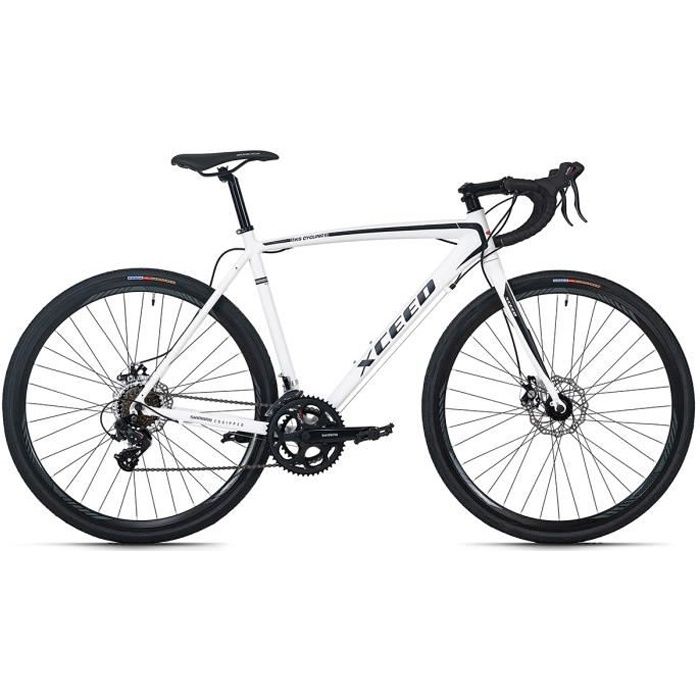 Gravelbike 28'' Xceed blanc-noir TC 58 cm KS Cycling