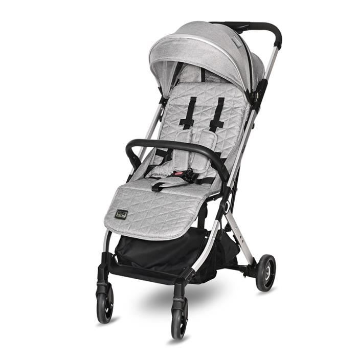 Poussette Compacte légère bébé Pliable/ Myla Ultra Compacte 0+ Lorelli - gris