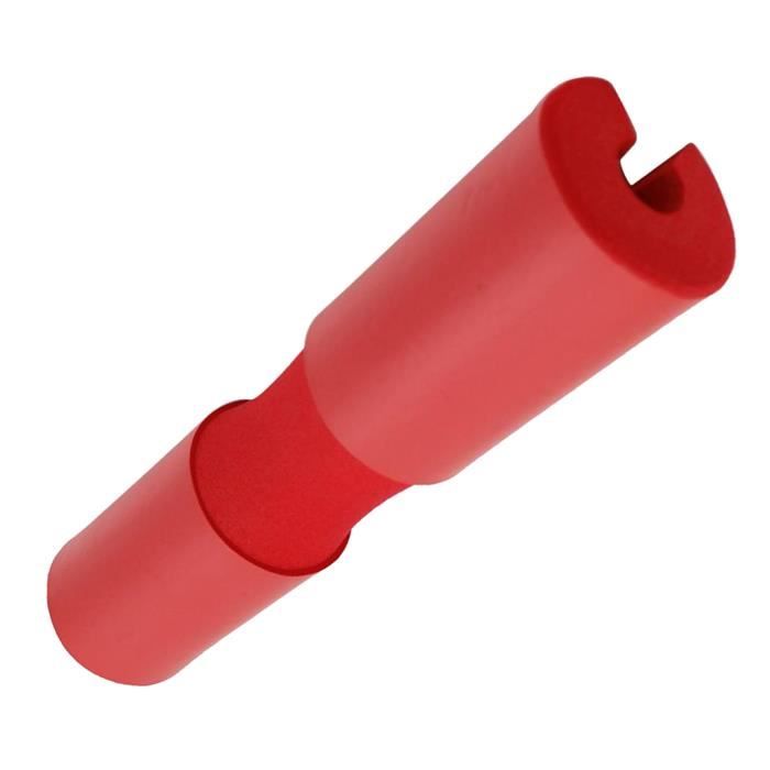 Sport Fitness Pour Barre D'haltère Manchon à squat Coussin de Protection pour cou épaules Hanches Confortable rouge