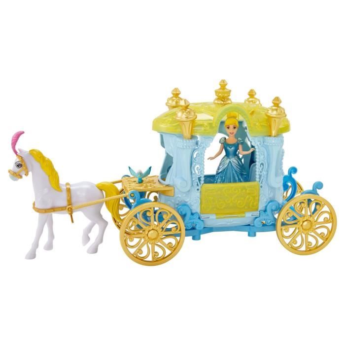 Mini poupée Princesse Disney : Le carrosse de Cendrillon
