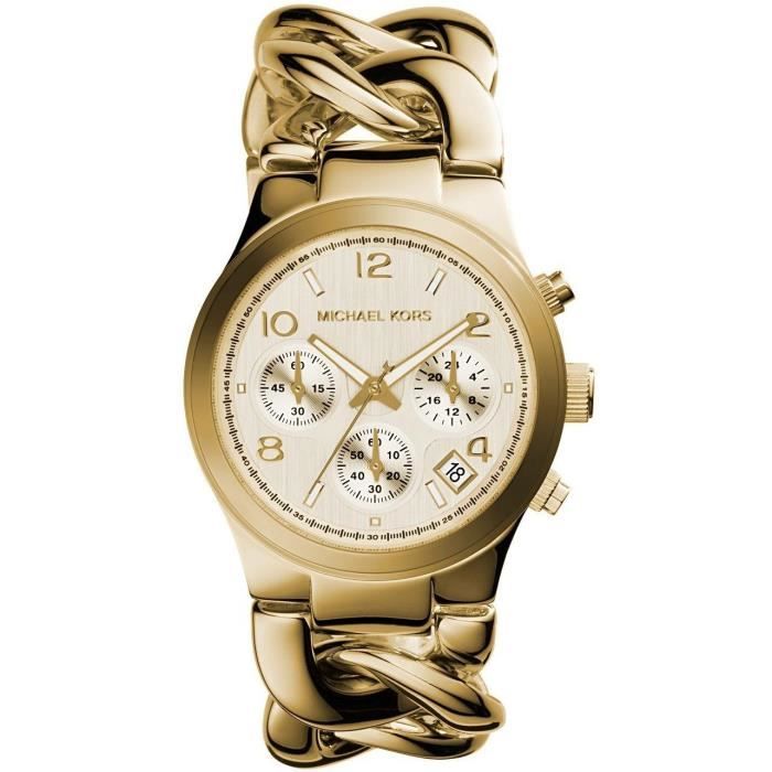 MICHAEL KORS FEMME 38MM BRACELET ACIER INOXYDABLE DORÉ QUARTZ MONTRE MK3131