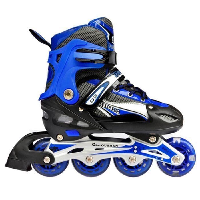 Roller In Line Entrainements pour Adolescents - Adultes, Bleu