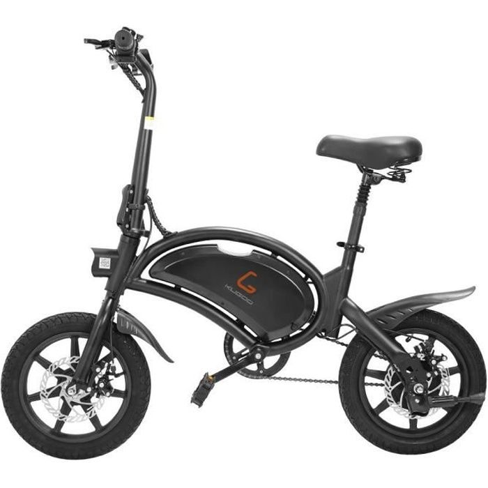 KUGOO KIRIN V1 Vélo Électrique Motor Bike, 400W Moteur, 48V 7.5AH Batterie, 3 Modes Vitesse Maximale 45 km/ h, Pneus 8 Pouces