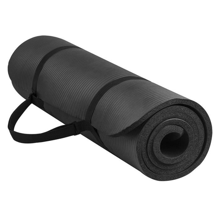 Tapis de yoga insipide multi-fonctionnel Tapis de yoga épais Tapis de sport en caoutchouc vert