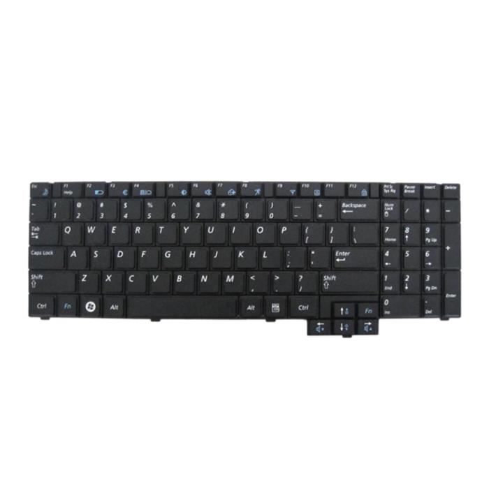 Claviers de Remplacement Ordinateur Portable pour Samsung R719 NP-R719 R618 R538 US -Noir gazechimp