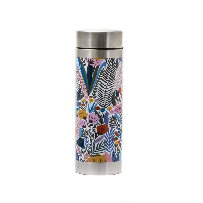 YOKO DESIGN Théière isotherme en acier inox flower - 350 ml