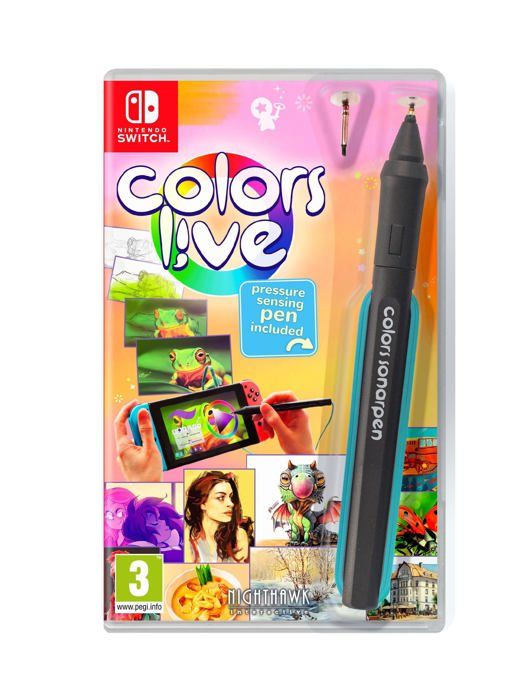 Jeu nintendo switch Nighthawk interactive Colors Live with Pen