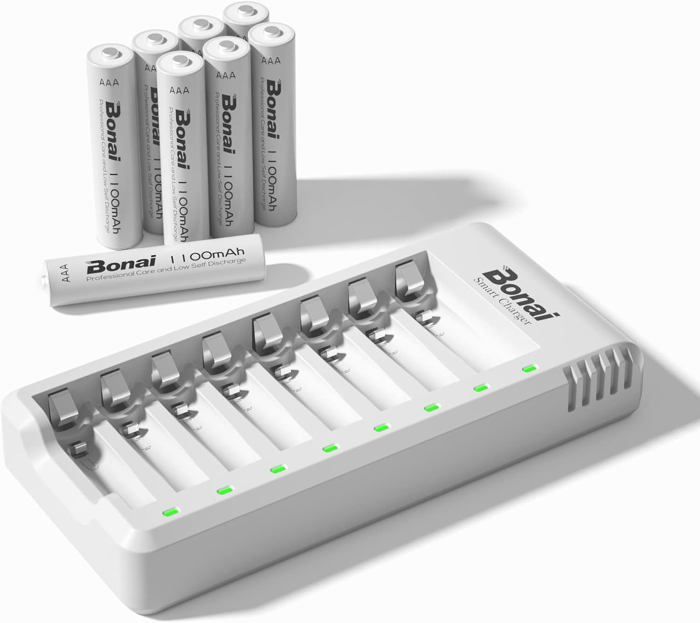 CITYORK Chargeur de batterie 12 baies pour piles rechargeables AA AAA Ni-MH/ Ni-CD, écran LCD intelligent, chargeur de batterie rechargeable 1,2 V avec fonction de décharge (adaptateur mural AC et CITYORK Chargeur de batterie 12 baies pour piles rechargeables AA AAA Ni-MH/ Ni-CD, écran LCD intelligent, chargeur de batterie rechargeable 1,2 V avec fonction de décharge (adaptateur mural AC et