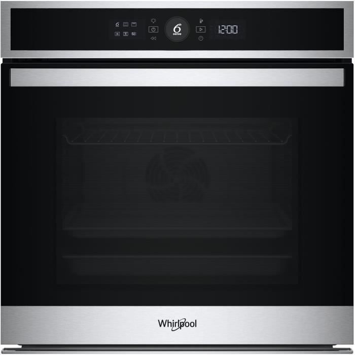 WHIRLPOOL Four pyrolyse 73 6e sens inox WOI4IS8PM0XAF - vue 5