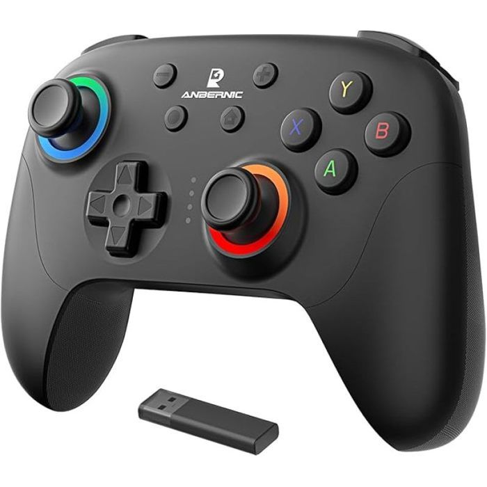ANBERNIC Contrôleur de jeu RG P01 Compatible pour SwitchPCSteamAndroidIOS ADAPTATEUR MANETTE