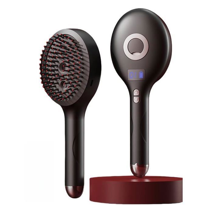 La brosse coiffante et brumisateur 2 en 1 ultime brosse à cheveux sèche et humide sans nœuds poils ultra-doux