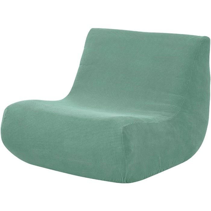 Housse extensible sans accoudoirs couleur unie pour canapés paresseux tatami fauteuils bureau style #4
