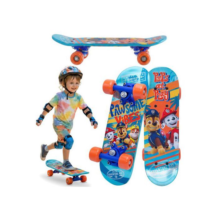 Planche à Roulettes Paw Patrol Chase – Bois 61 Cm, Antidérapant, Charge 50 Kg – Dès 3 Ans