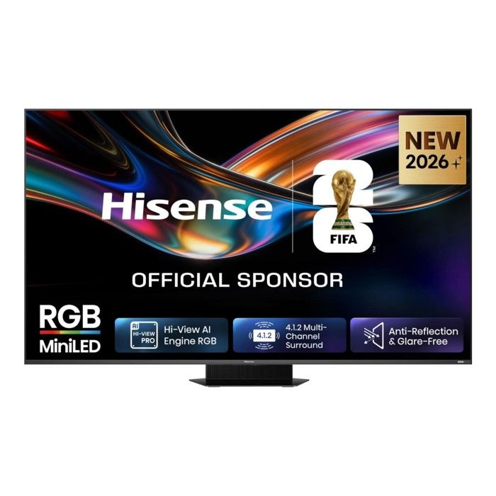 TV LED Hisense RGB Mini LED 65UR9S 164 cm 2026 - vue 3