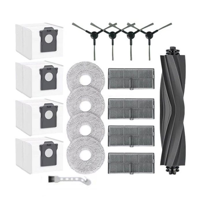 18 Pièces: Brosse Latérale Principale Filtre et Sac à Poussière pour Aspirateur pour L40 Ultra AE/D20 Ultra / RLD31SE/ pour E40