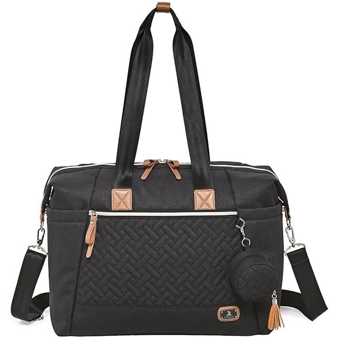 Sac à langer avec poche à tétine et matelas à langer grand sac à couches de voyage pour maman et papa sac multifonction